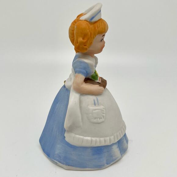 Vintage 1979 MSR Imports Porcelain Bell Blonde Nurse Collectible - Picture 3 of 8